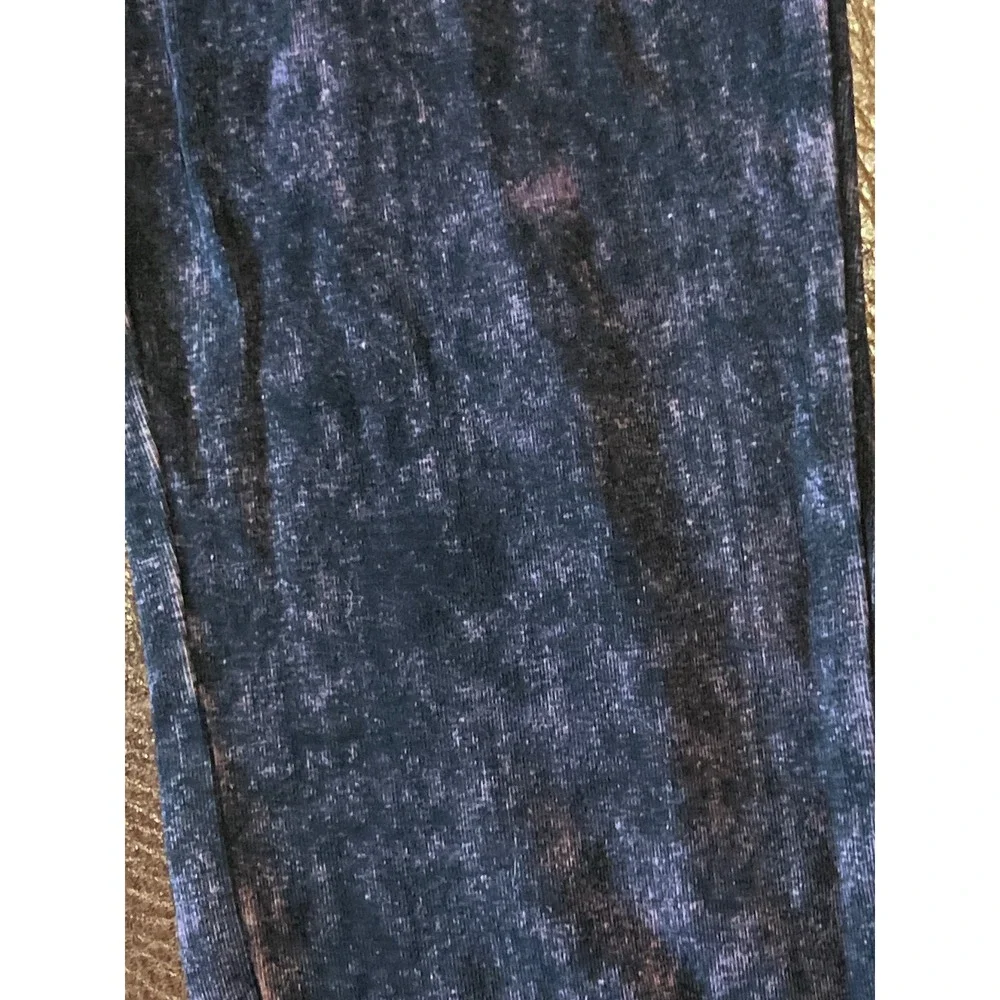 ZENANA SIGNATURE Women's pink  Acid Wash‎ Leggings Pants Size L Cotton Spandex